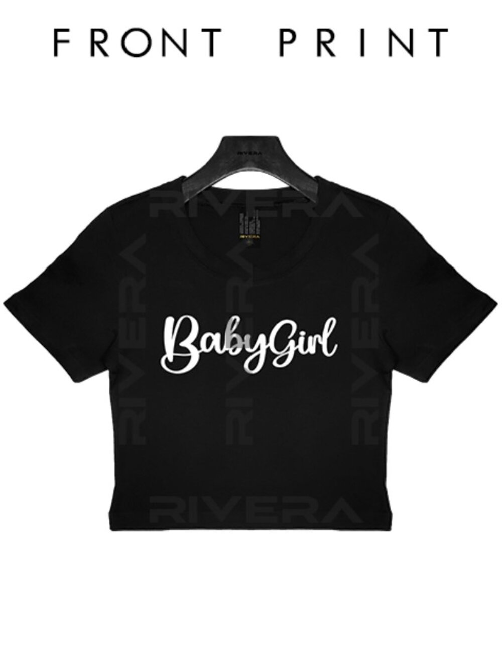 BabyGirl Baby Tee Crop Tee Y2K Aesthetic, 90s Vintage Style, Minimal Tee CropTop